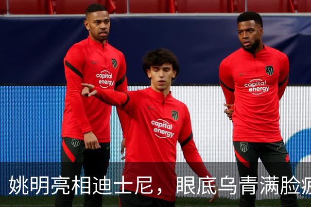 姚明亮相迪士尼，眼底乌青满脸疲惫，一身伤病走路一瘸一拐太沧桑